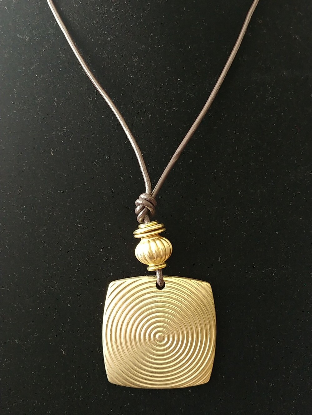 Chico's Square Pendant Necklace